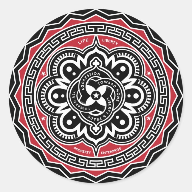 Liberty For All Insignia Stickers (Front)