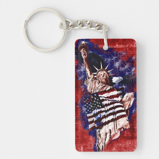 Liberty For All Keychain (Front)