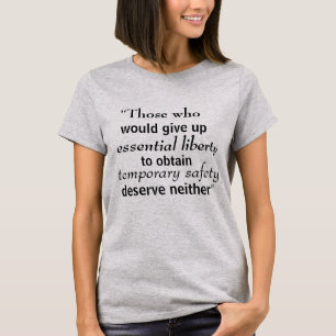 Liberty Freedom Casual Quote Shirt