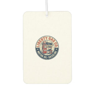 Liberty Gas Co Patriotic Patriotic Gas Station Mot Air Freshener