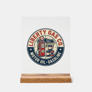 Liberty Gas Co Patriotique Station-service Patriot