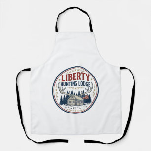 Liberty Hunting Lodge Patriotic Patriotic Hunting Apron