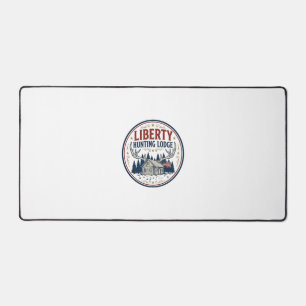 Liberty Hunting Lodge Patriotic Patriotic Hunting Desk Mat