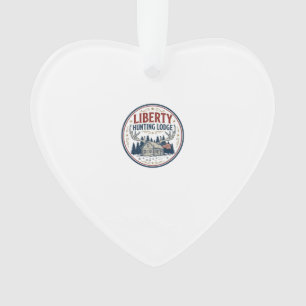 Liberty Hunting Lodge Patriotic Patriotic Hunting Ornament