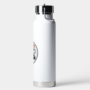 Liberty Hunting Lodge Patriotic Patriotic Hunting Water Bottle