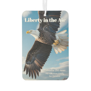 Liberty in the Air • 1776–2026 Eagle Keepsake Air Freshener