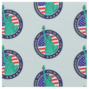 Liberty Independence Day 4th of July 1776 Fabric
