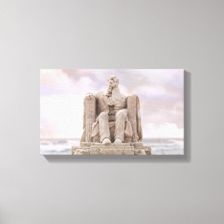 Liberty is Crumbling Canvas print