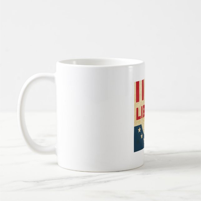 Liberty Is Rising Coffee Mug (Left)