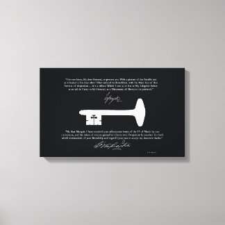 Liberty Key Canvas Print