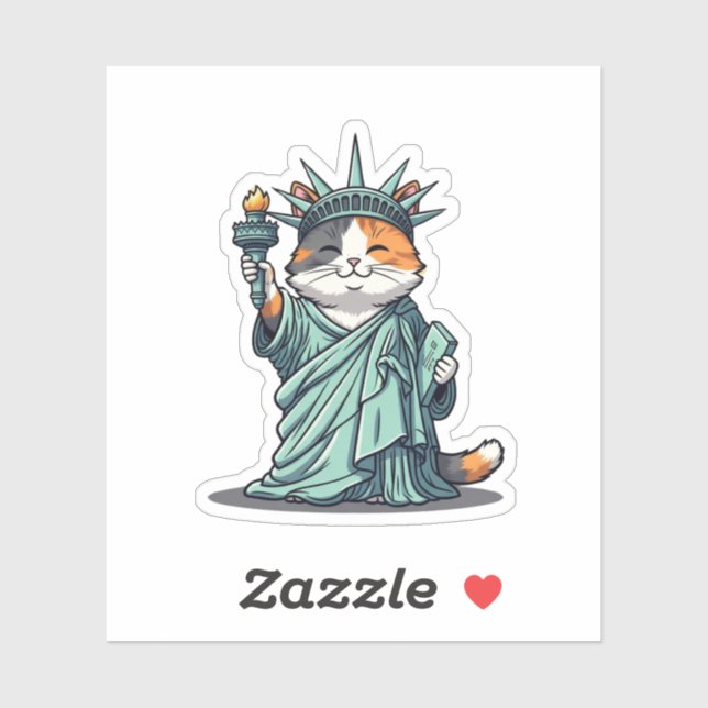 Liberty Kitty – Cat as Statue of Liberty (Sheet)