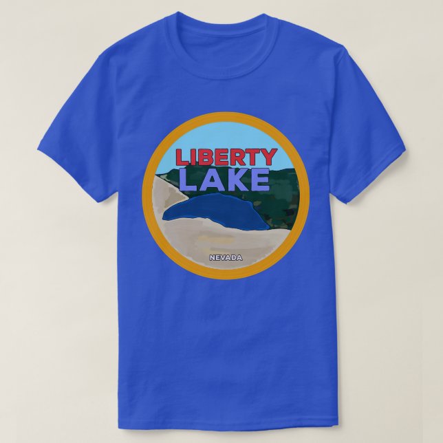 Liberty Lake Nevada T-Shirt (Design Front)