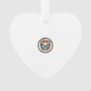 Liberty Lake Patriotic Patriotic Lake Life Vintage Ornament