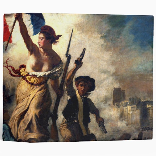 Liberty Leading the People, Eugene Delacroix Binder (Front/Spine)