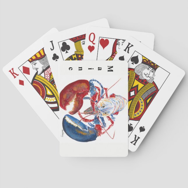 Liberty Lobster Playing Cards (Back)