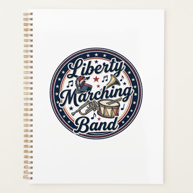 Liberty Marching Band Patriotic Patriotic Marching Planner (Front)