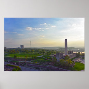 Liberty Memorial, Kansas City, Missouri, Evening Poster