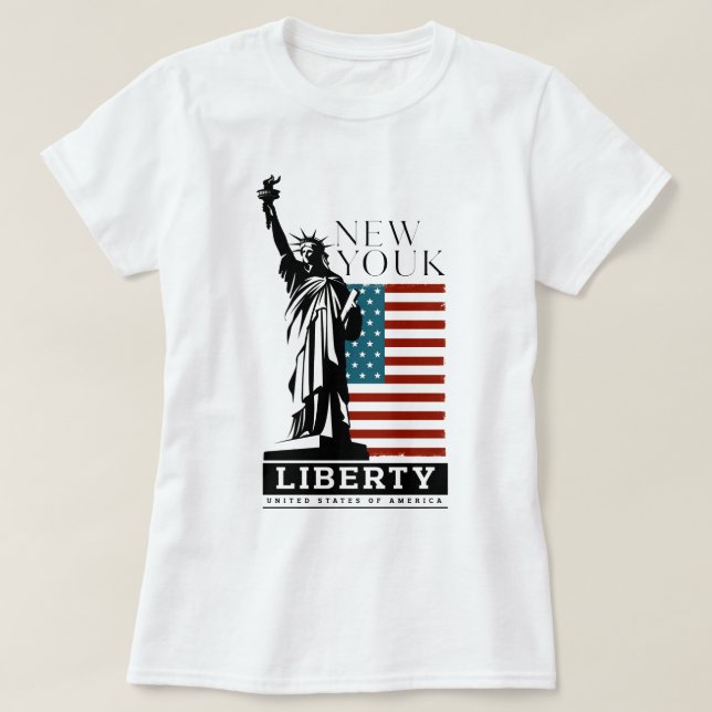 LIBERTY New Yourk tee shirts (Design Front)