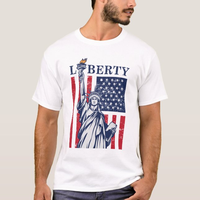 Liberty Of Freedom definition - 4th Of July T-Shirt (Front)