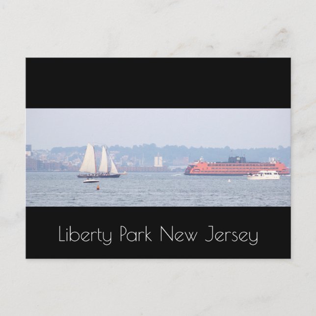 Liberty Park New Jersey Postcard  (Front)