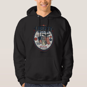 Liberty Popsicle Patriotic Patriotic Ice Cream Pop Hoodie