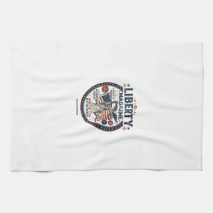 Liberty Popsicle Patriotic Patriotic Ice Cream Pop Kitchen Towel