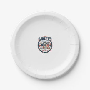 Liberty Popsicle Patriotic Patriotic Ice Cream Pop Paper Plate