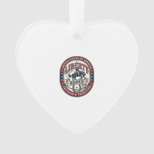 Liberty Rodeo Patriotic Patriotic Rodeo Western US Ornament