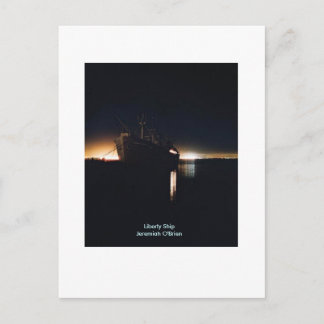 Liberty Ship  SSJeremiah O'Brien - Customized Postcard