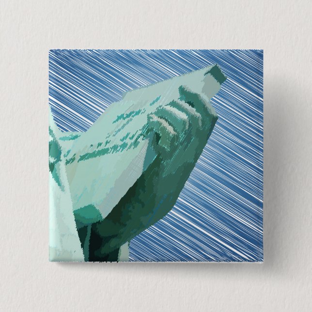 Liberty Squared 2 Inch Square Button (Front)