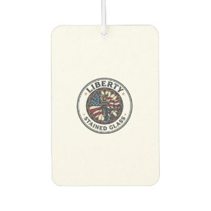 Liberty Stained Glass Patriotic Patriotic Stained Air Freshener