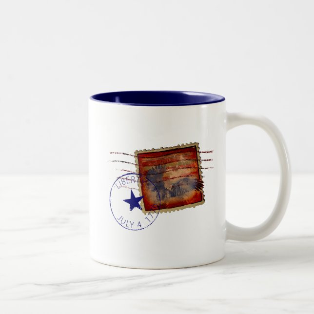 liberty stamp coffee mug (Right)