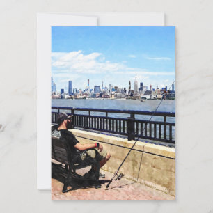 Liberty State Park - Man Fishing