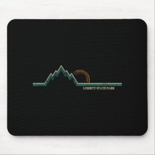 Liberty State Park New Jersey Mountain Retro  Mouse Pad