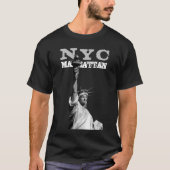 Liberty Statue New York Nyc Manhattan Men's T-Shirt (Front)