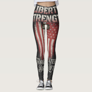Liberty Strength Forged Steel   American Iron Athl Leggings