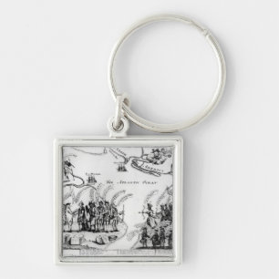 Liberty Triumphant, or the Downfall Keychain
