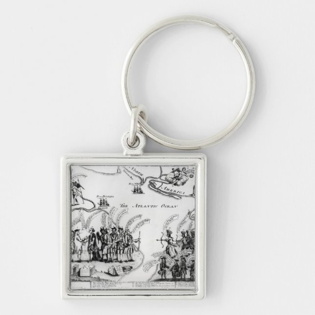 Liberty Triumphant, or the Downfall Keychain (Front)