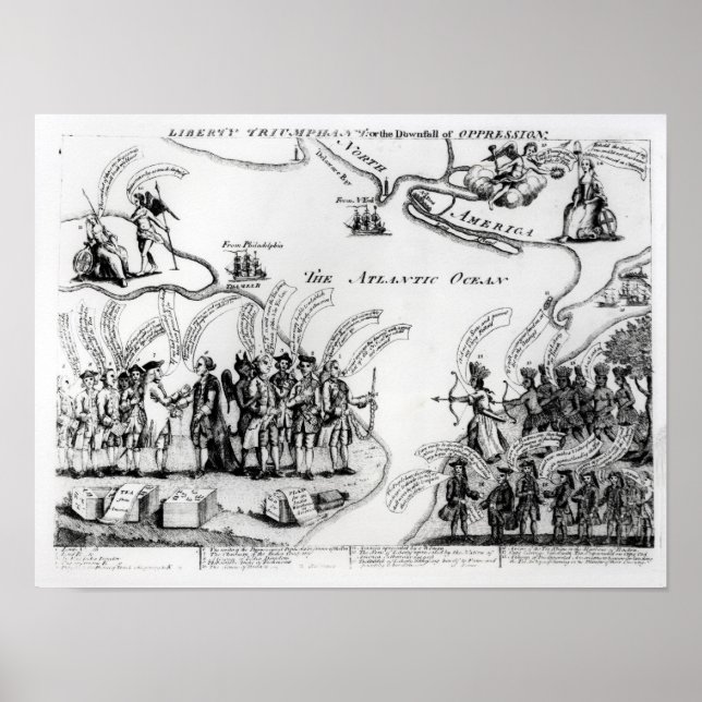 Liberty Triumphant, or the Downfall Poster (Front)