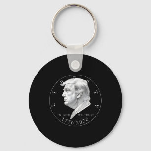 Liberty Trump In God We Trust 1776 2026 Liberty Co Keychain