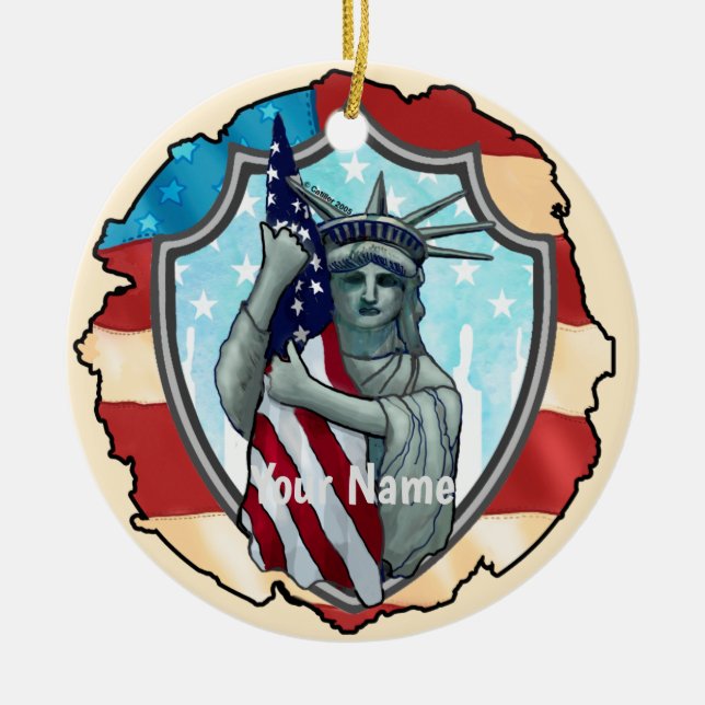 Liberty USA   Ornament (Front)