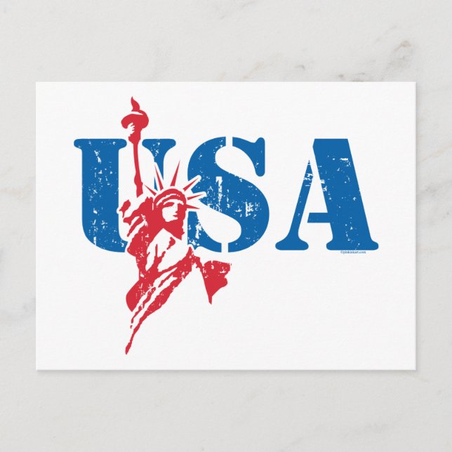 Liberty USA Postcard (Front)