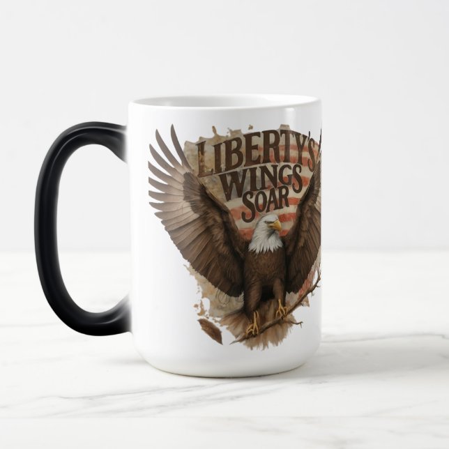 Liberty wings soar mug design  (Left)