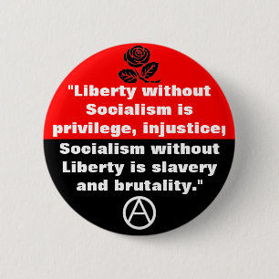 liberty without socialism button