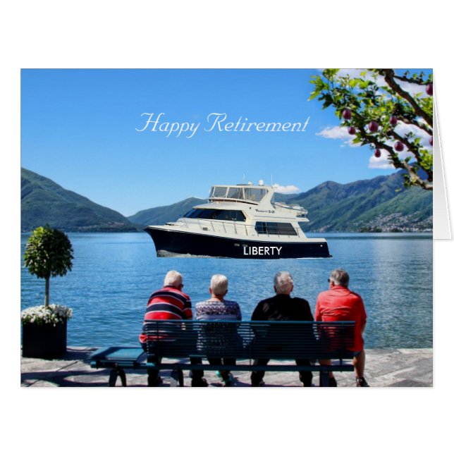 Liberty Yacht sur un lac Bonne retraite (Devant horizontal)