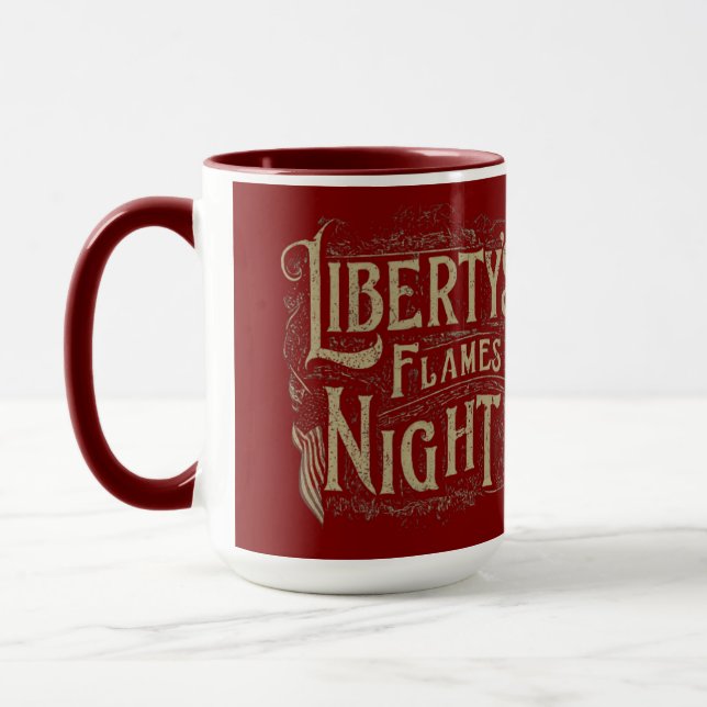 Liberty's Flame Night    Mug (Left)