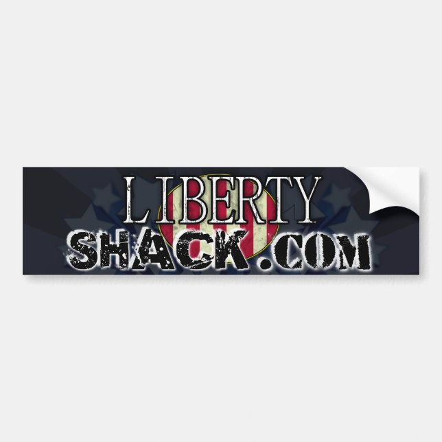 LibertyShack Bumper Sticker (Front)