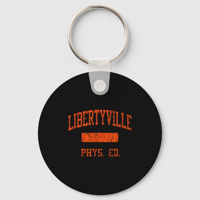Libertyville High School Hs Libertyville Il Phys E Keychain (Front)