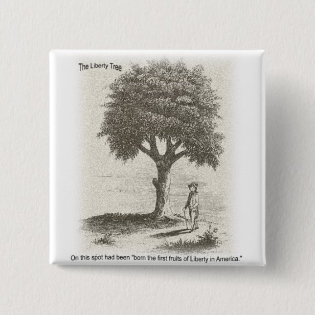 libetytreegoodlier 2 inch square button (Front)