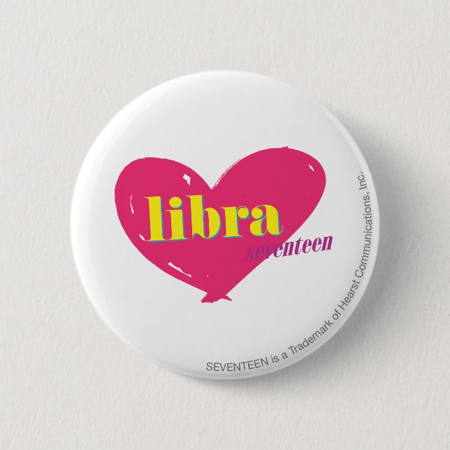 Libra 2 Inch Round Button (Front)